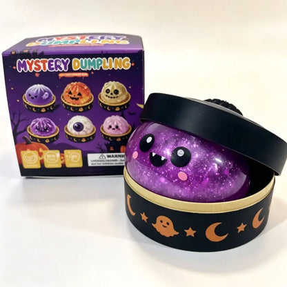 Adorable Halloween Ghost Maruko Squishy Squeeze Toy Set - Mini Stress Relief Fidget for Kids, Perfect Party Treats & Whimsical Gifts